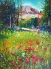 Meadows in Sunshine, Paintbrush in Bloom - SOLD