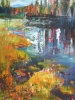 Lily Lake Reflections #1 (40x36 in)