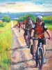 The Ride Begins, A Sunny Day (40 x 36) SOLD